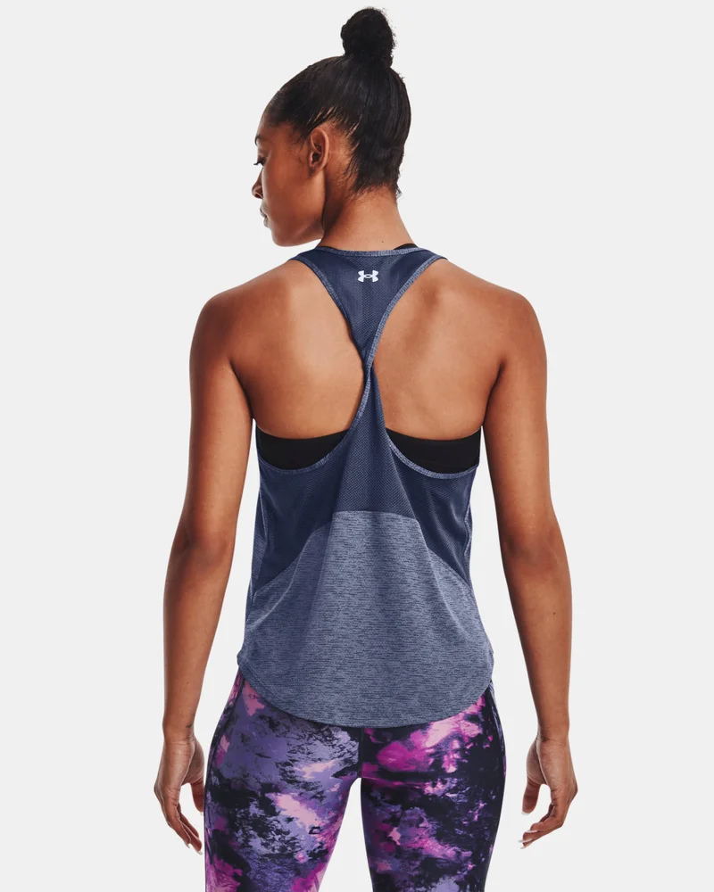 اندر ارمر بلوزة نسائية بدون أكمام بتقنية